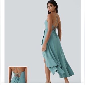 NWT Halara Elegant Blue Women's Dress small